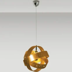 Vergulde hanglamp Ecliptika 40 cm