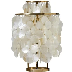 VERPAN Fun 2TM - Tafellamp van paarlemoer, messing