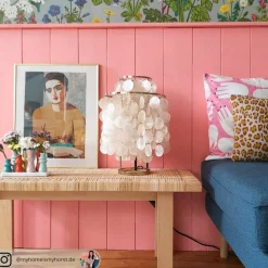 VERPAN Fun 2TM - Tafellamp van paarlemoer, messing