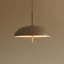 Versale hanglamp, bruin, Ø 35 cm, metaal, 2 x E27