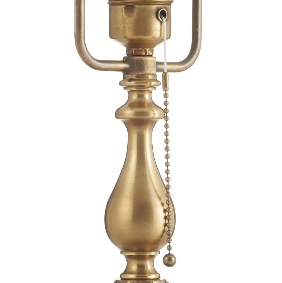 Versierde tafellamp Carolin van messing