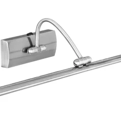 Verstelbare LED fotolamp Head met nikkel afwerking