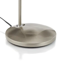 Verstelbare LED vloerlamp Zenith, dimmer, staal