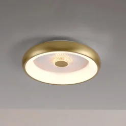 Vertigo LED plafondlamp, CCT, Ø 46,5 cm, messing