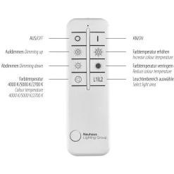 Vertigo LED plafondlamp, CCT, Ø 46,5 cm, messing