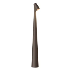 Vibia Africa LED tafellamp hoogte 45cm donkerbruin