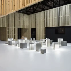 Vibia Empty 4125 buitenlamp van beton, 45 cm