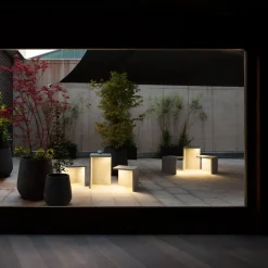 Vibia Empty 4125 buitenlamp van beton, 45 cm