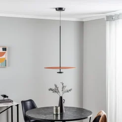 Vibia Flat LED hanglamp 1-lamp Ø 55cm terracotta