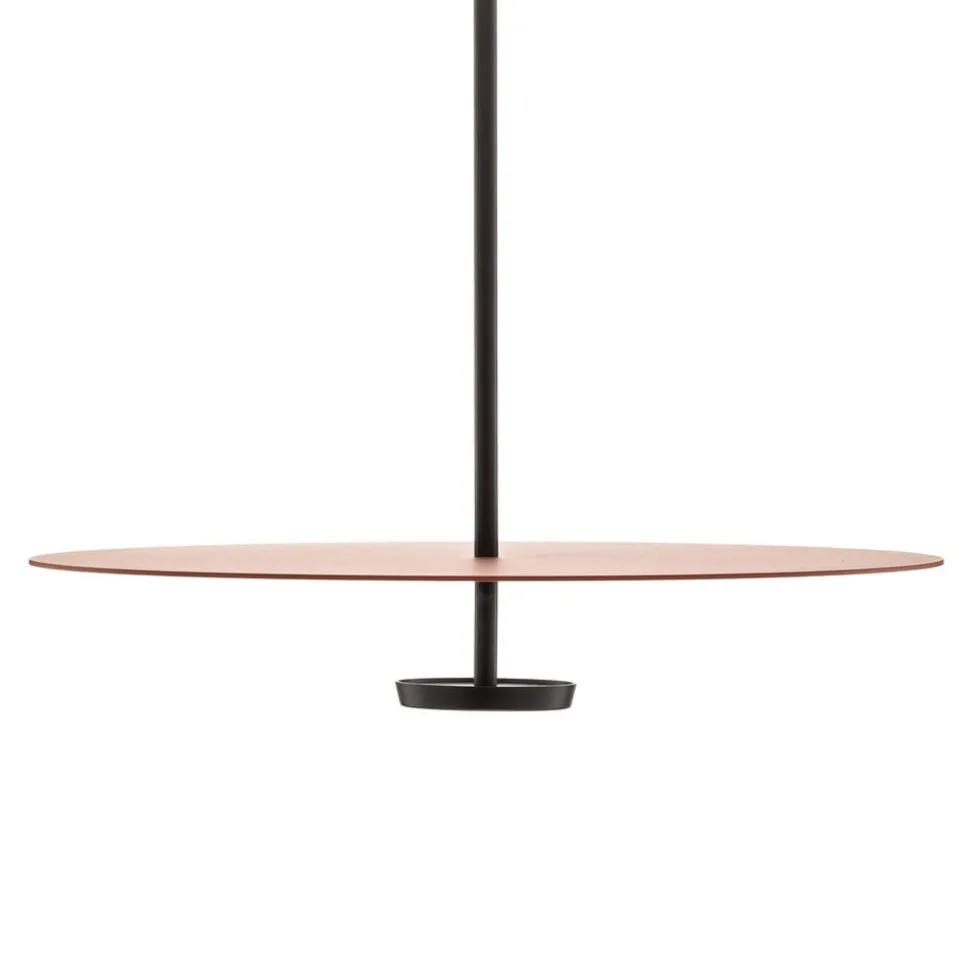 Vibia Flat LED hanglamp 1-lamp Ø 55cm terracotta