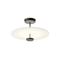 Vibia Flat LED plafondlamp 2-lamps Ø 55 cm wit