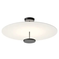 Vibia Flat LED plafondlamp 2-lamps Ø 90 cm wit