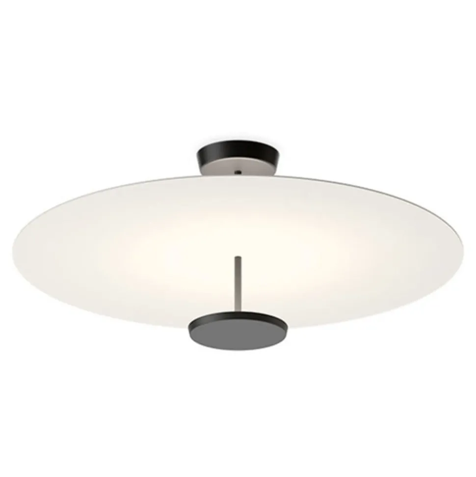 Vibia Flat LED plafondlamp 2-lamps Ø 90 cm wit