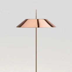 Vibia Mayfair - LED vloerlamp, glanzend koper
