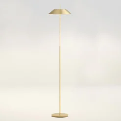Vibia Mayfair - LED vloerlamp, goud mat