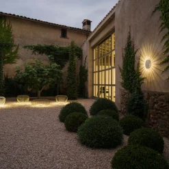 Vibia Meridiano 4720 buitenwandlamp, crèmewit