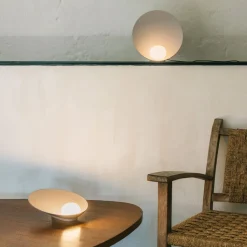 Vibia Musa 7402 LED tafellamp liggend, taupe