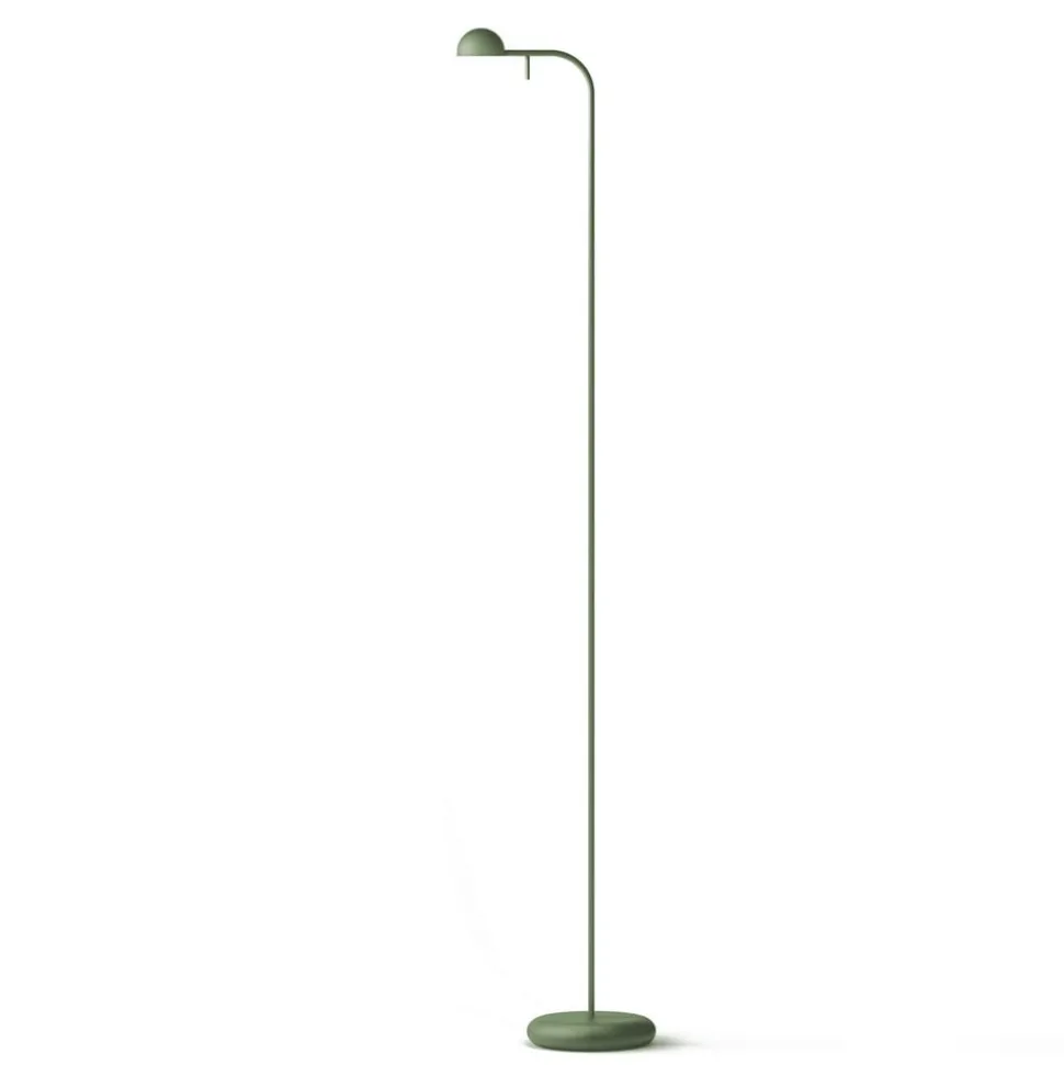 Vibia Pin 1660 LED vloerlamp, 125 cm, groen