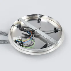 Vibrant - hanglamp m. kleurige schermen 5 lichtbr.