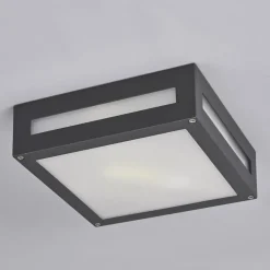 Vierkante buiten-plafondlamp Nerea