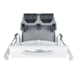 Vierkante LED inbouwspot Zagros IP65 in mat wit