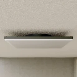 Vierkante LED plafondlamp Henni voor buiten