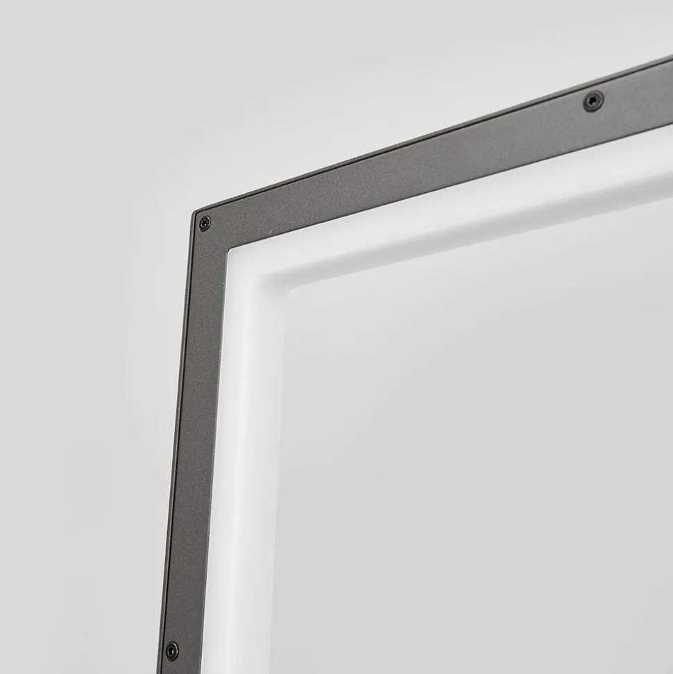 Vierkante LED wandlamp met bewegingsmelder