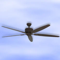 Vijfbladige plafondventilator Eco Elements bruin