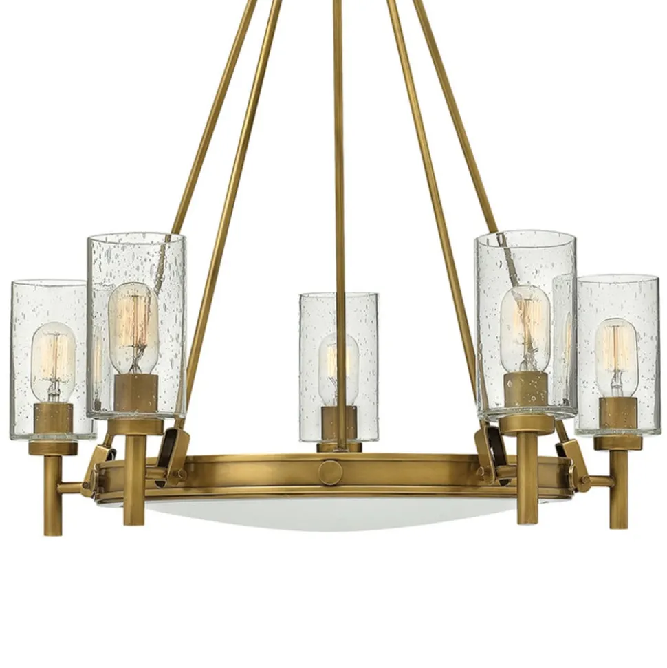 Vijfflammige kroonluchter Collier