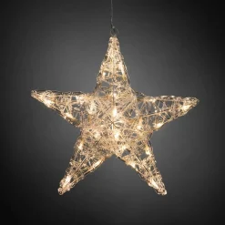 Vijfpuntige acrylster Ingar met LED