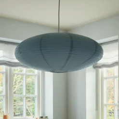 Villo 60 papieren kap Ø 60cm hoogte 25cm, blauw
