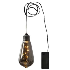 Vintage-LED sfeerlamp Glow met timer, rook