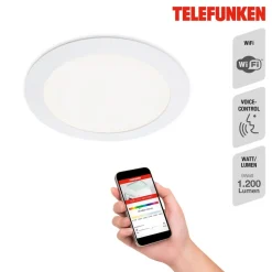 Virgo inbouwlamp LED, RGBW, wit, Ø 17 cm