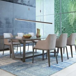 Vitan LED hanglamp, zandzwart, lengte 115 cm, 2-lamps, CCT