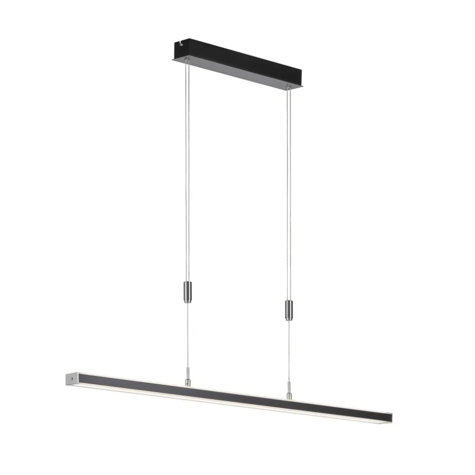 Vitan LED hanglamp, zandzwart, lengte 115 cm, 2-lamps, CCT
