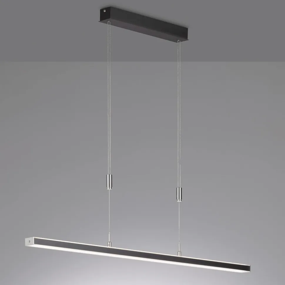 Vitan LED hanglamp, zandzwart, lengte 115 cm, 2-lamps, CCT