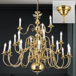 Vlaamse kroonluchter Maximilian, 21-l. m. adelaar