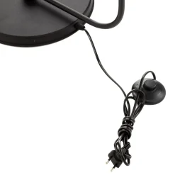 Vloerlamp 1036, 1-lamp, zwart-goud