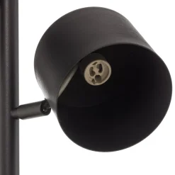 Vloerlamp 1047, 3-lamps, zwart