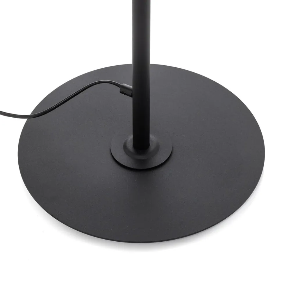 Vloerlamp 1047, 3-lamps, zwart