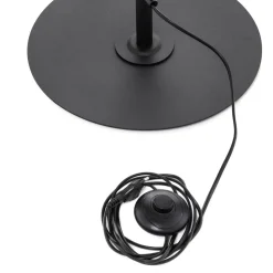 Vloerlamp 1047, 3-lamps, zwart