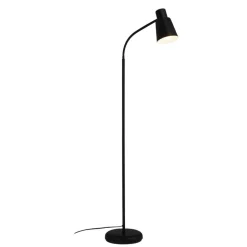 Vloerlamp 1474015 van metaal in zwart