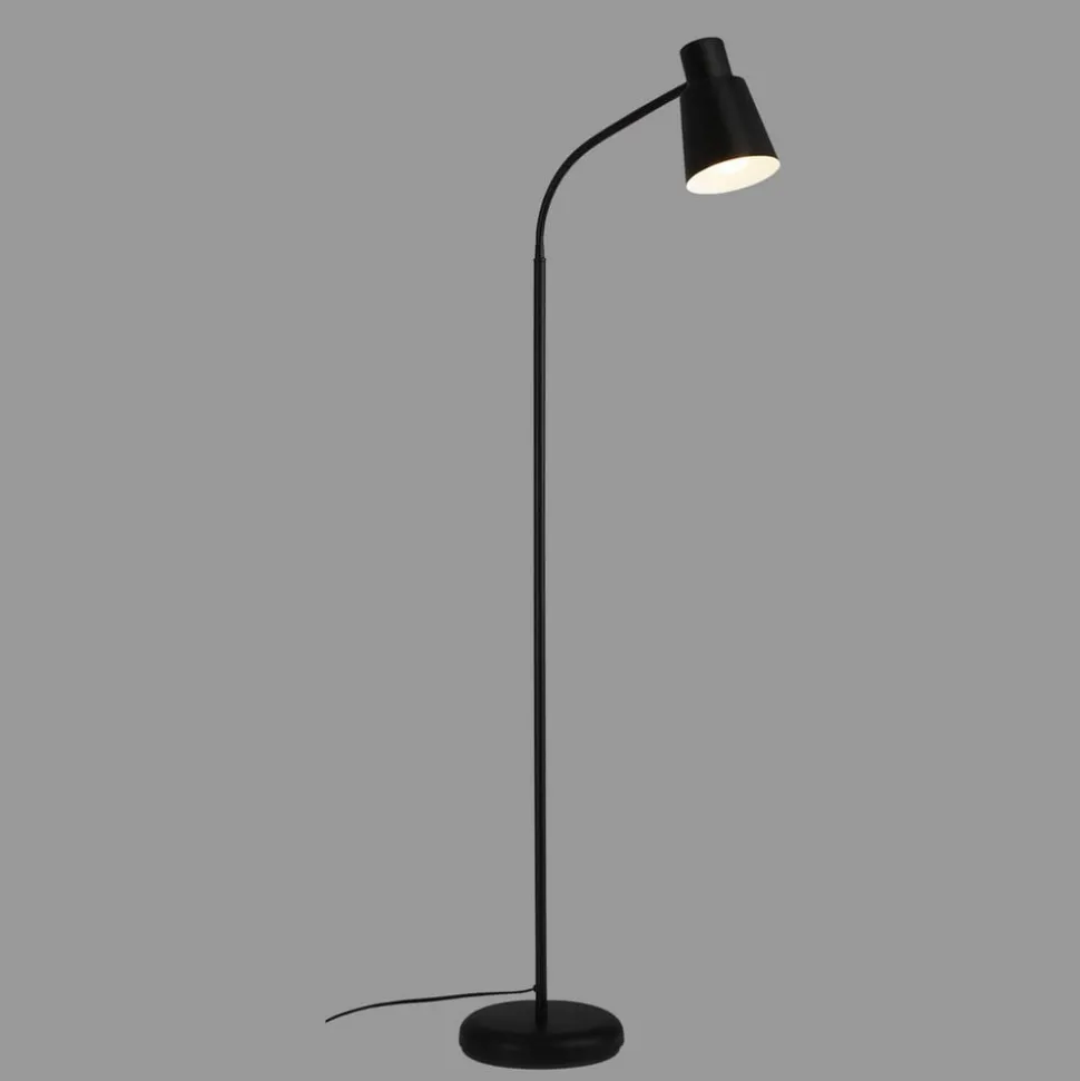 Vloerlamp 1474015 van metaal in zwart