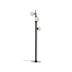 Vloerlamp 1073A1, 3-lamps, zwart