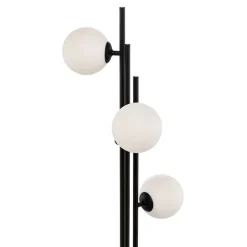 Vloerlamp 1073A1, 3-lamps, zwart