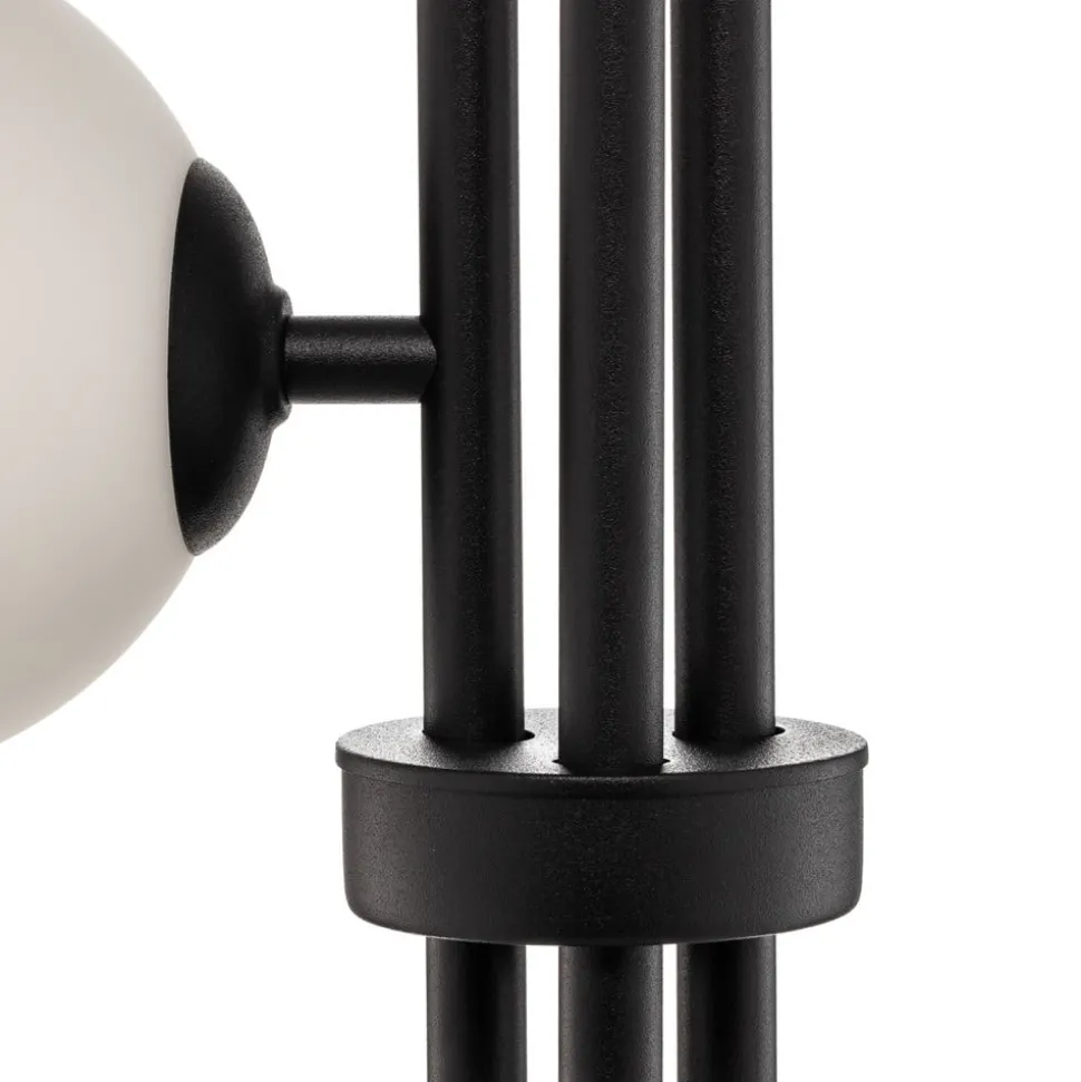 Vloerlamp 1073A1, 3-lamps, zwart