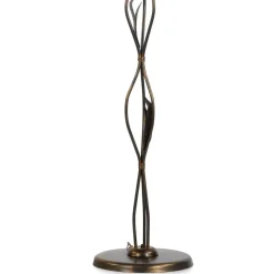 Vloerlamp Alga, 3-lamps, ijzer, glas, Florentijn