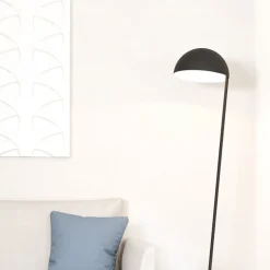 Vloerlamp Aranzola, onder stralend, zwart