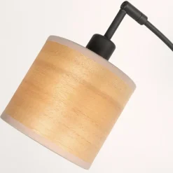 Vloerlamp bamboe, 5-lamps