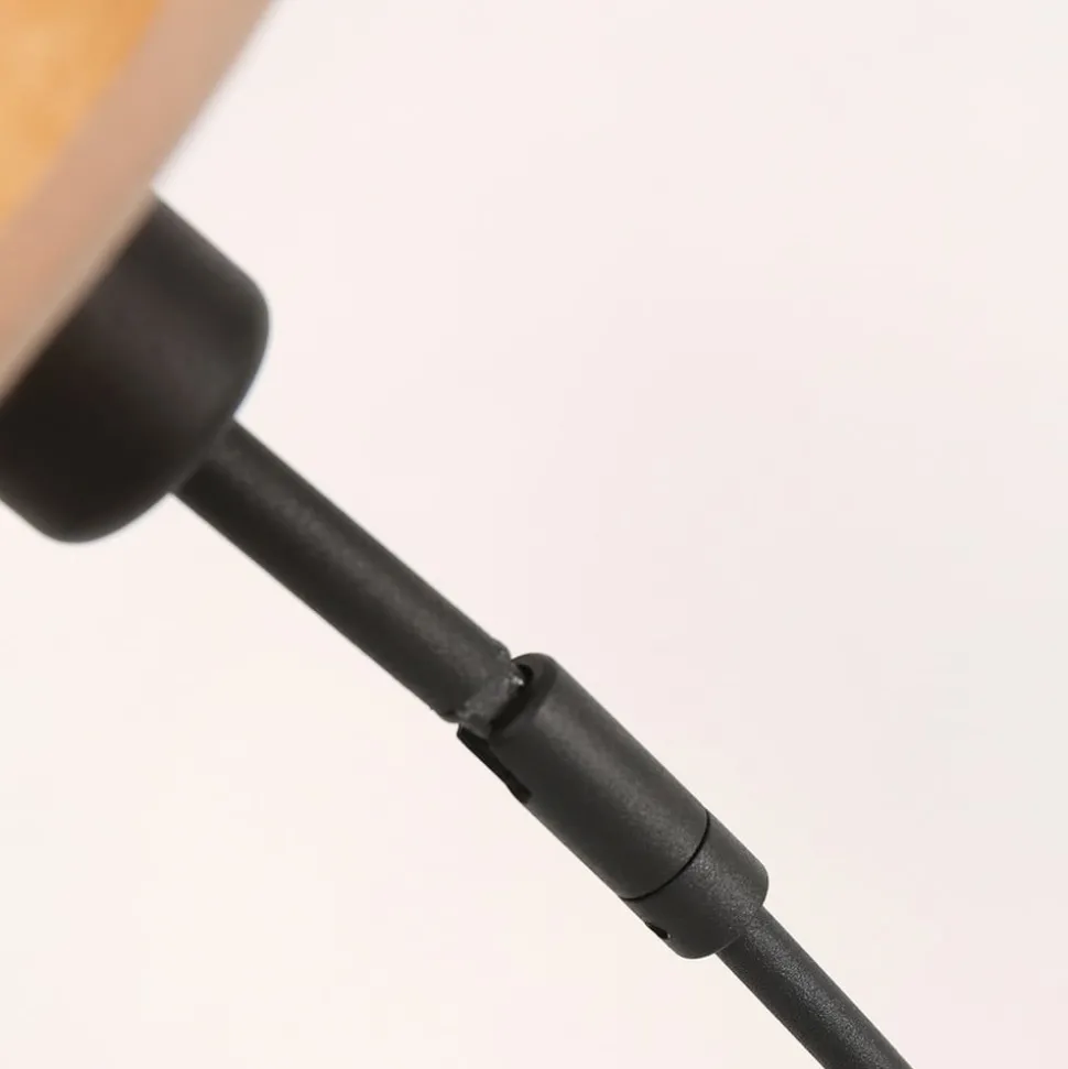 Vloerlamp bamboe, 5-lamps